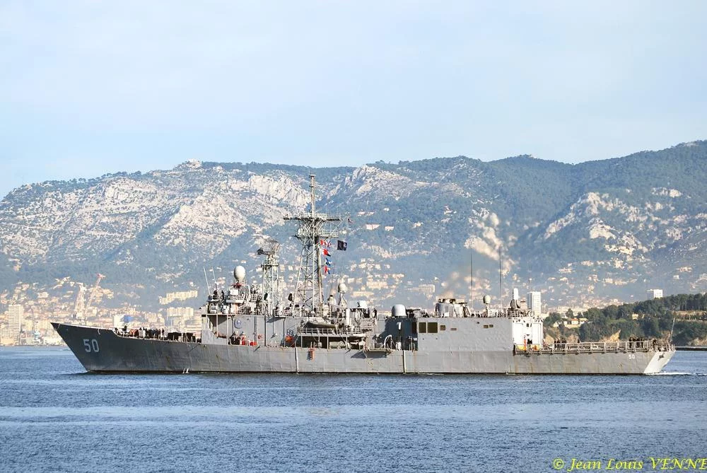 La frégate américaine Taylor