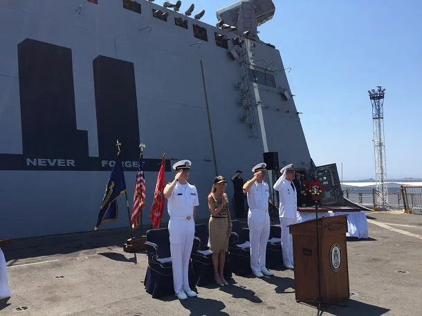 Le Bataillon des marins-pompiers de Marseille rend hommage aux pompiers morts le 11 septembre