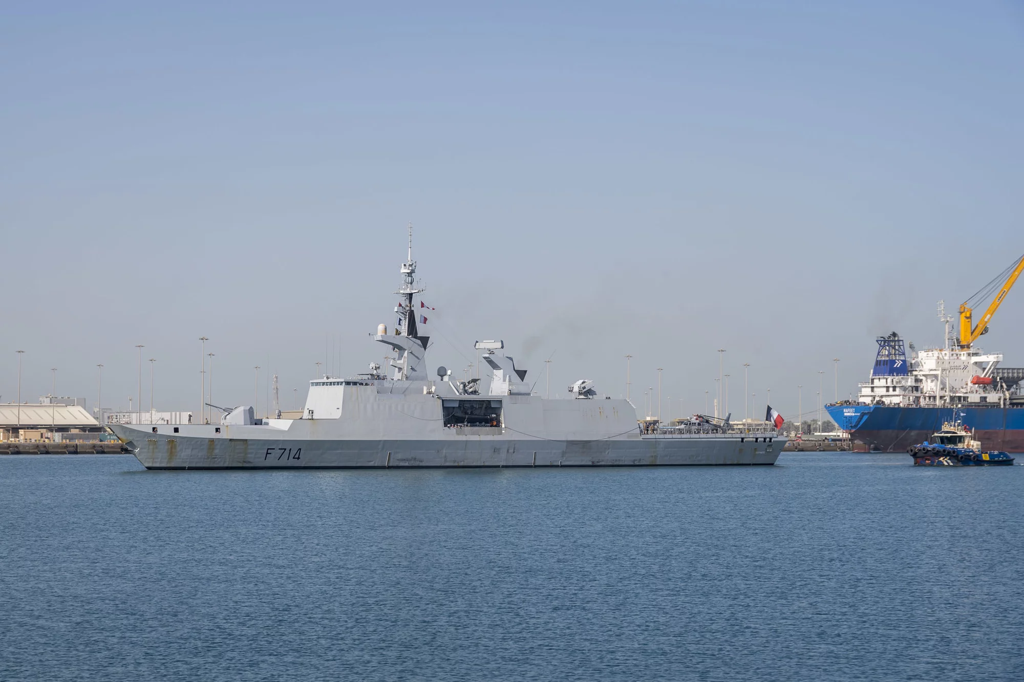 La frégate Guépratte arrive aux Emirats-Arabes-Unis