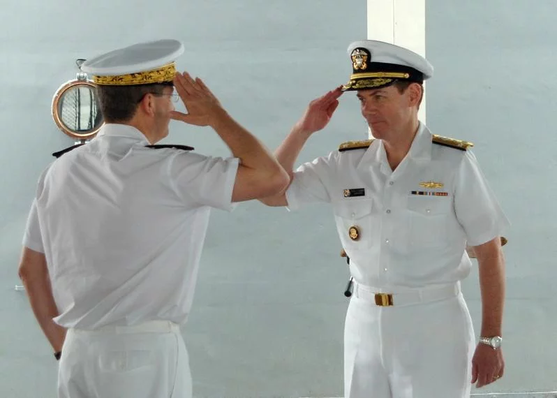 Les amiraux français et américains