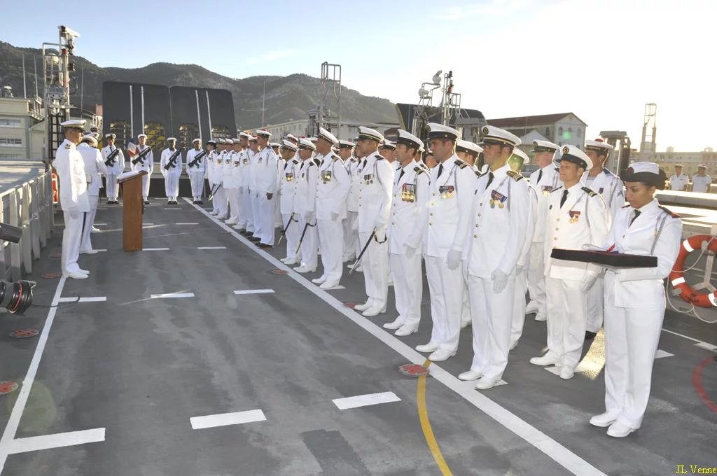 Prise de commandement de la flottille amphibie