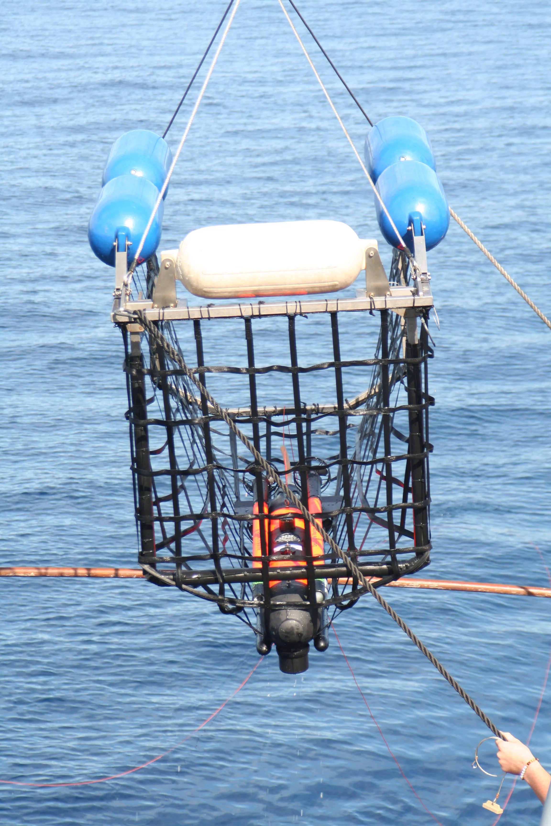 Récupération du drone SeaFox