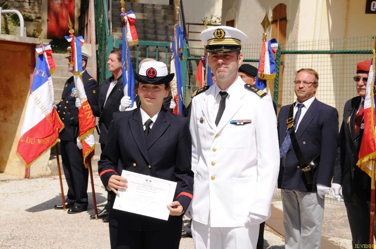 Remise des diplômes aux stagiaires de la Préparation Militaire Marine de LA SEYNE SUR MER