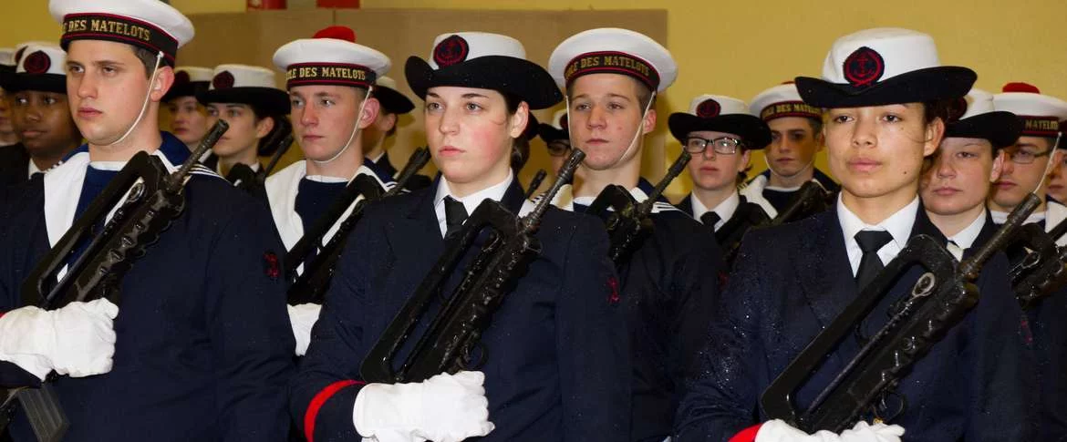 Cérémonie de fin de cours de l’école des matelots