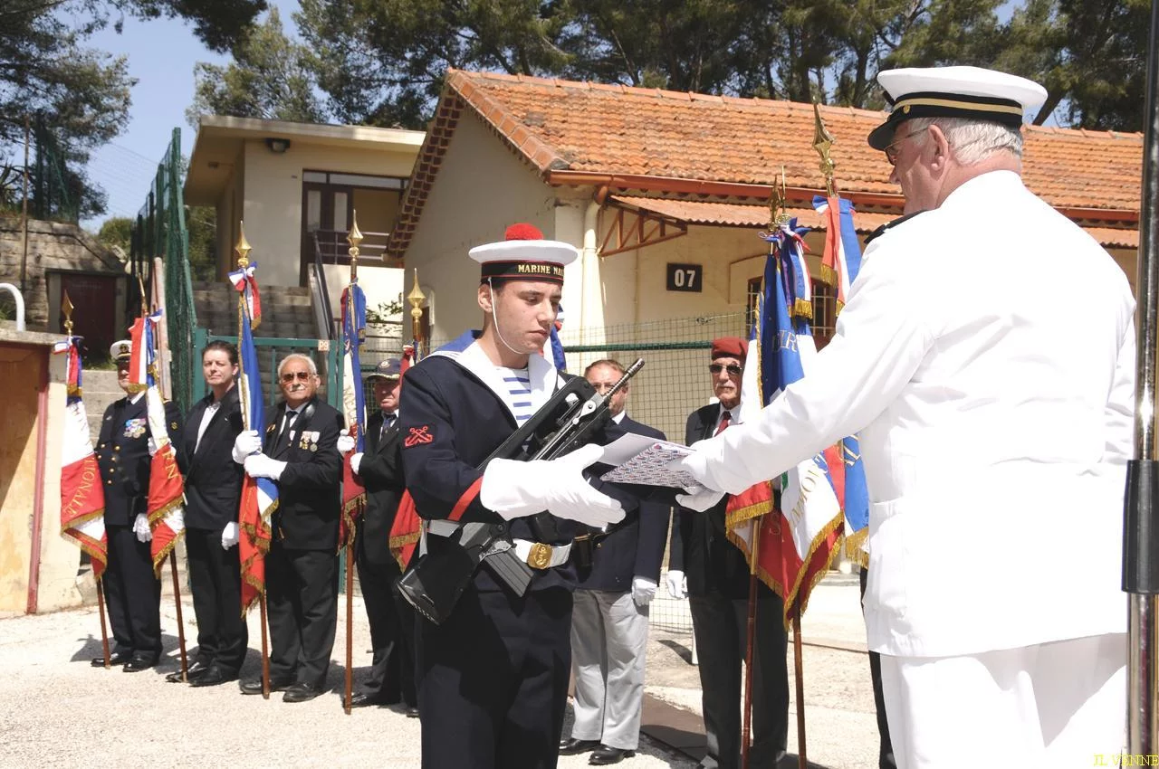 Remise des diplômes aux stagiaires de la Préparation Militaire Marine de LA SEYNE SUR MER