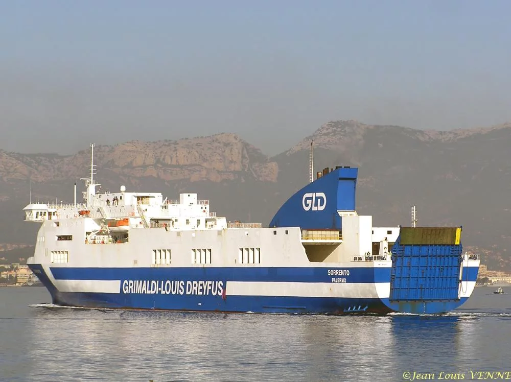 Arrivée Ã  Toulon du Sorrento