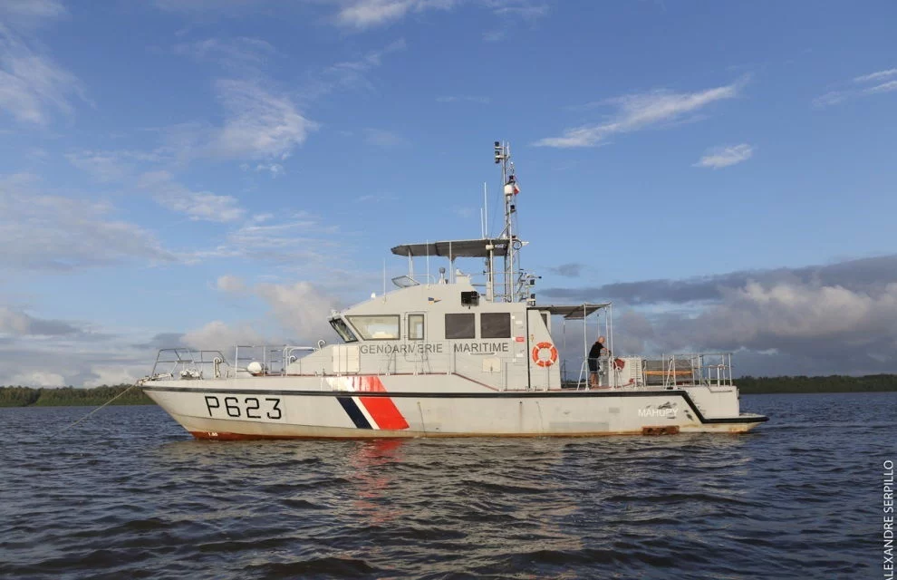 La vedette de la gendarmerie maritime Mahury