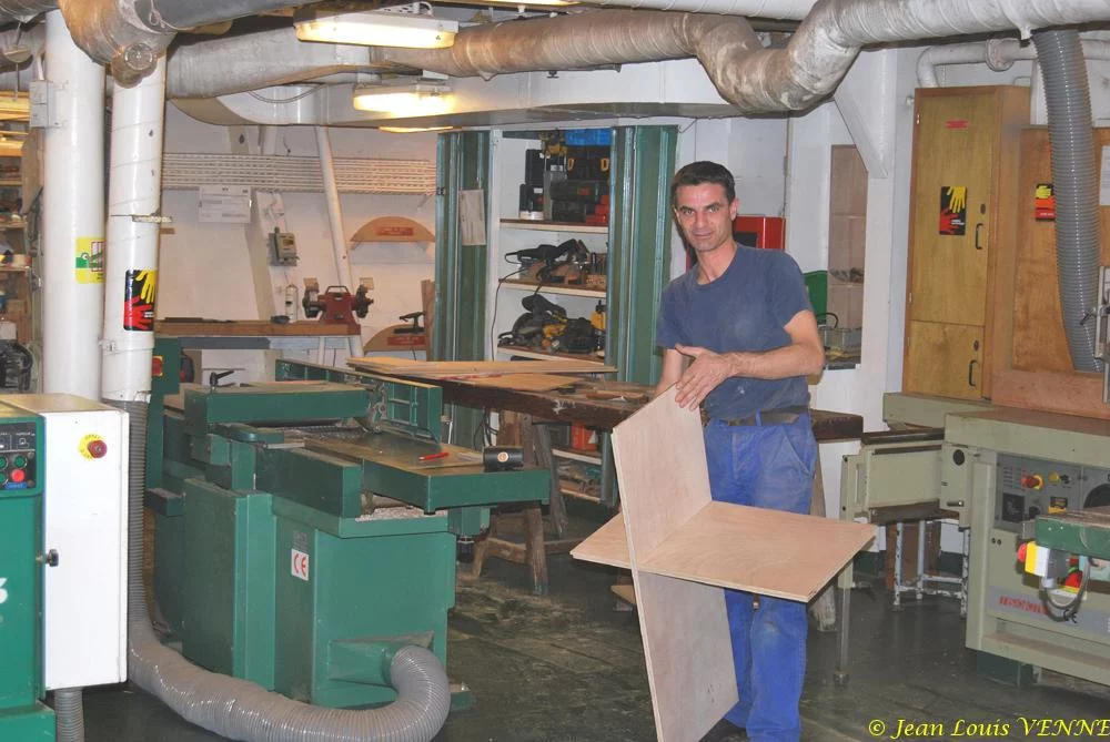 L'atelier charpentage