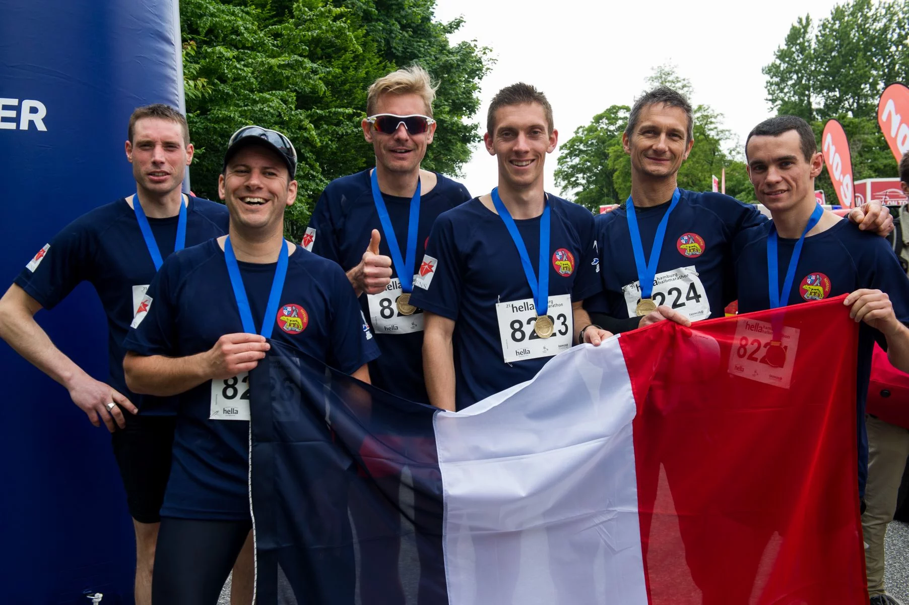 Les marins de la Somme au semi- marathon de Hambourg