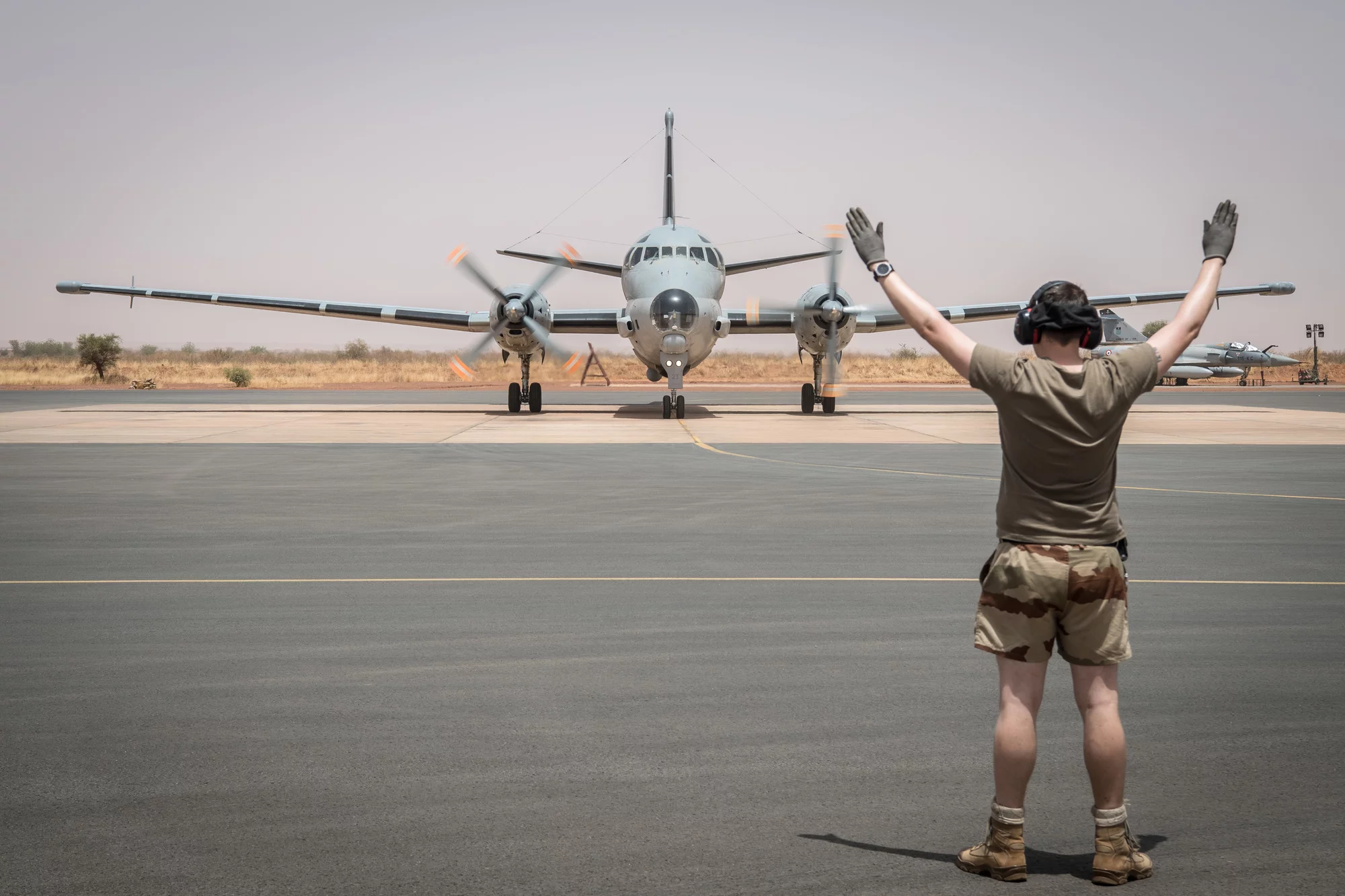 Un avion de patrouille maritime Atlantique 2 participe aux opérations au Sahel