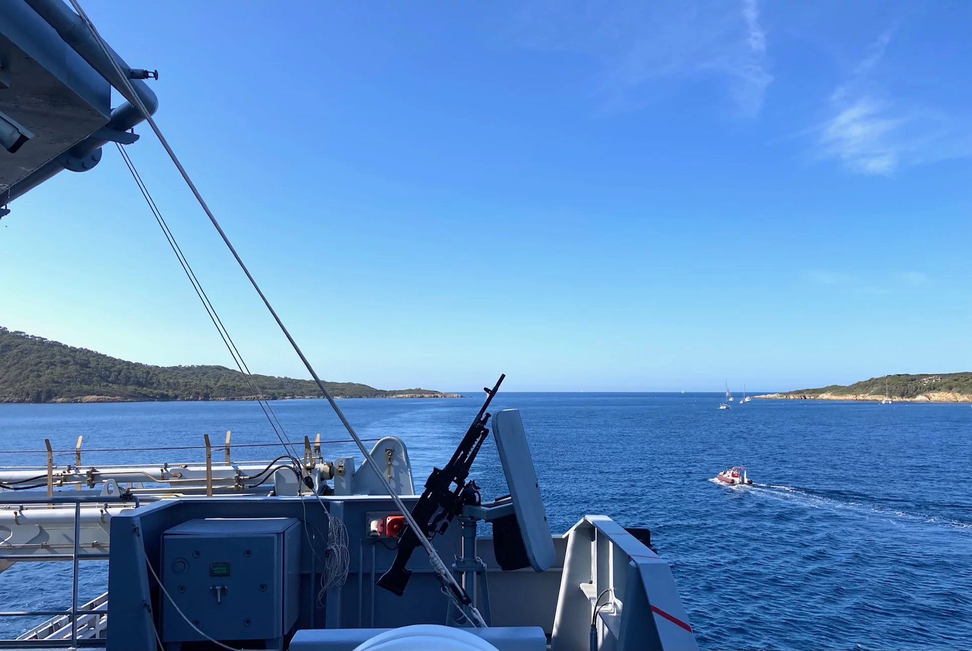 Le BSAM Loire assure la surveillance des approches maritimes en Méditerranée