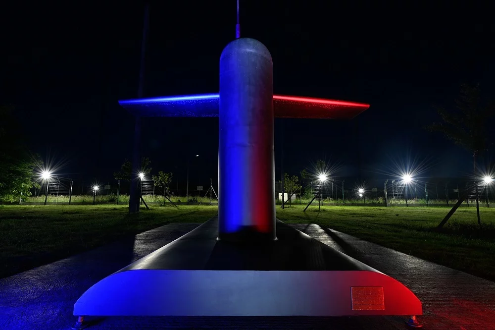 La maquette du massif de SNLE au CTM de Sainte Assise