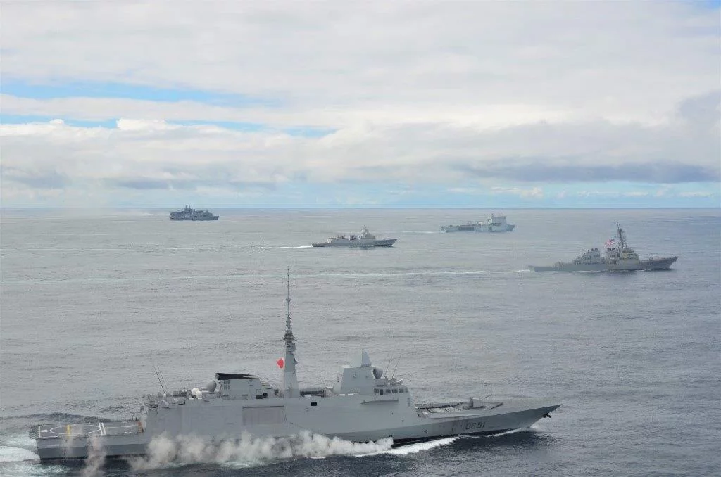 La frégate Normandie durant l’exercice RAGNAR VIKING