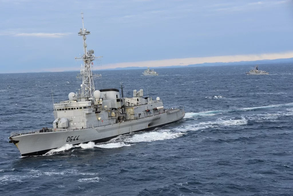 La frégate Primauguet appareille au poste de combat