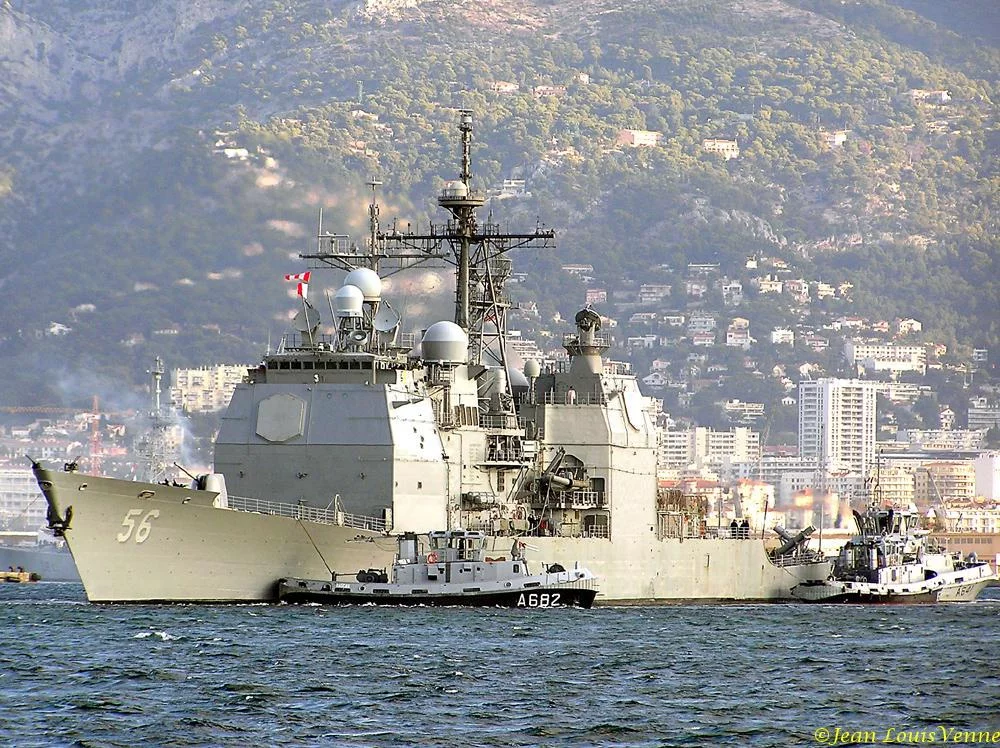 Escale du croiseur USS San Jacinto Ã  Toulon