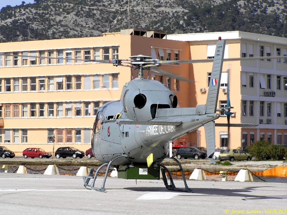 L'hélicoptère de l'armée de l'air