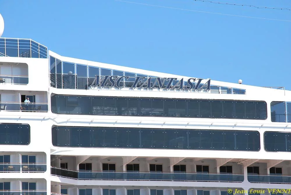 Escale surprise du MSC Fantasia à La Seyne sur Mer