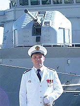 Le capitaine de frégate Marc Pennamen