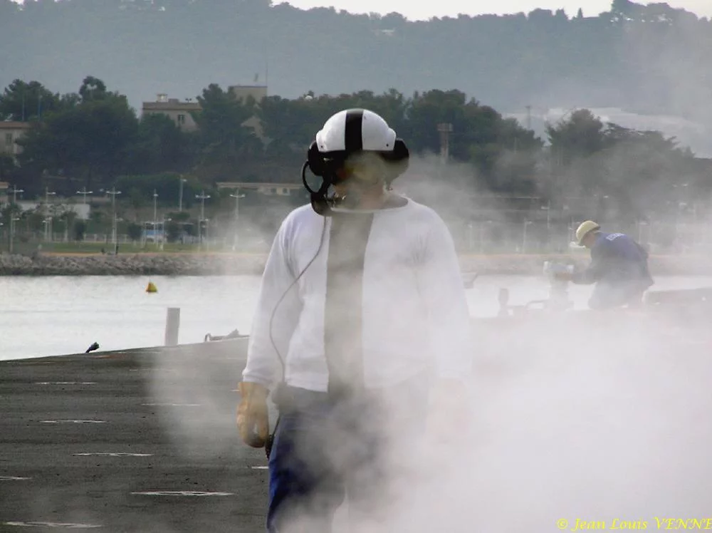 Essais des catapultes du Charles de Gaulle