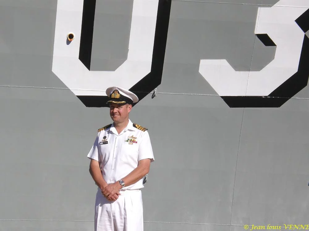 Le commandant Peter Leavy