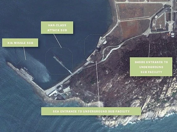 La base de sous-marins nucléaires de Jianggezhuang