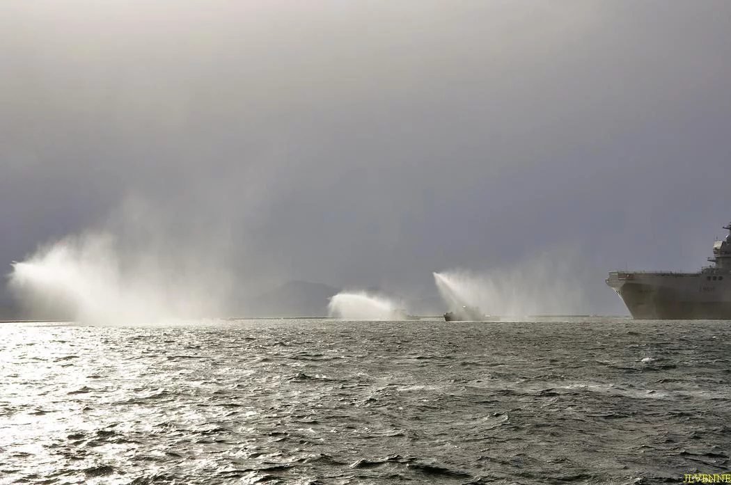 Arrivée du BPC Dixmude à Toulon