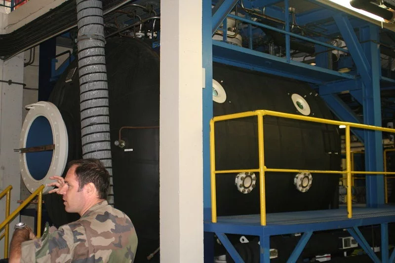 La partie pleine d'eau