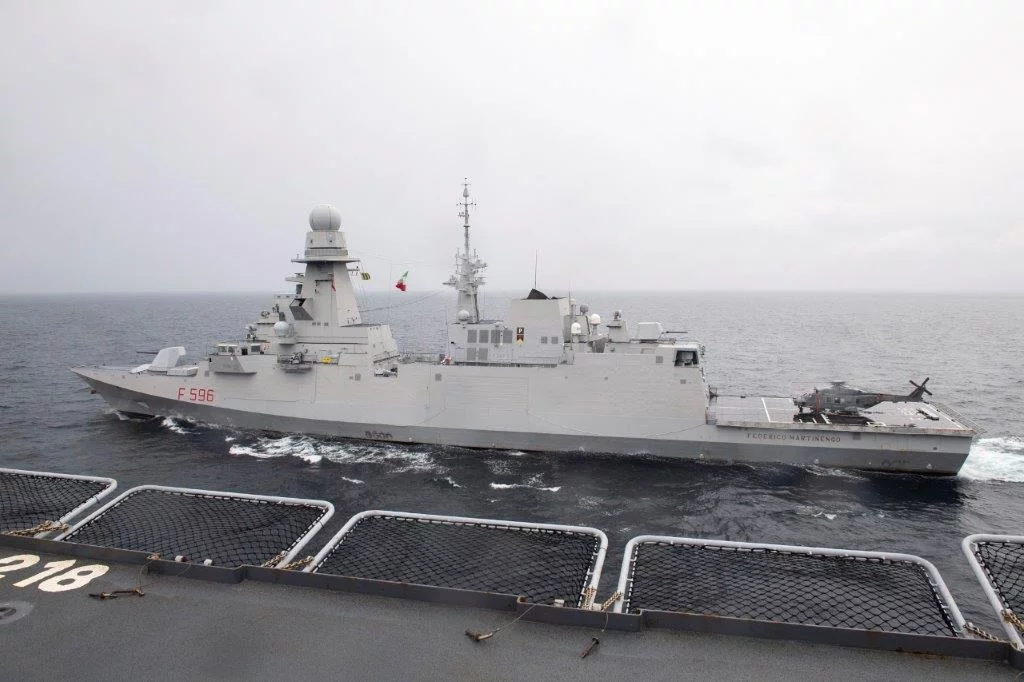 La frégate italienne Federico Martinengo