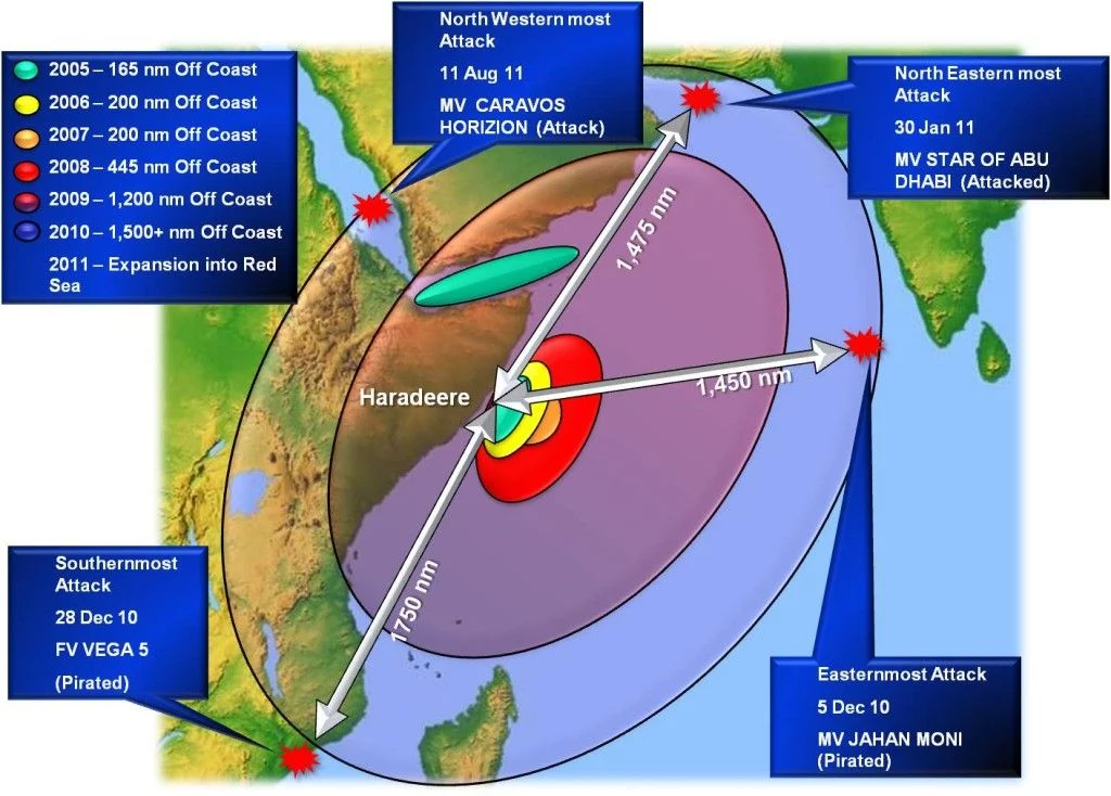 Des attaques de pirates très éloignées