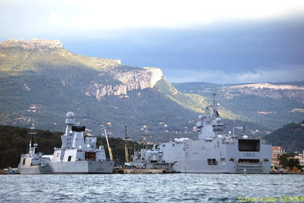 Arrivée à Toulon de la frégate Chevalier Paul