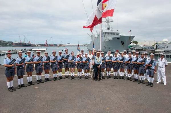 La PMM Bougainville honorée par le doyen des FNFL