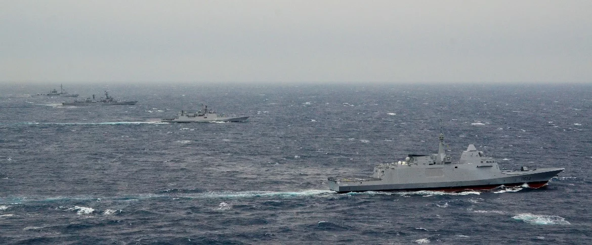 Le Cassard participe à l’exercice Varuna 2017 avec des bâtiments indiens