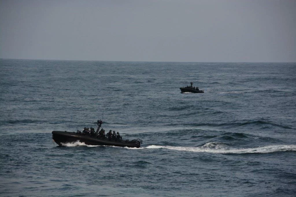 Deux embarcations rapides de la gendarmerie maritime ivoirienne