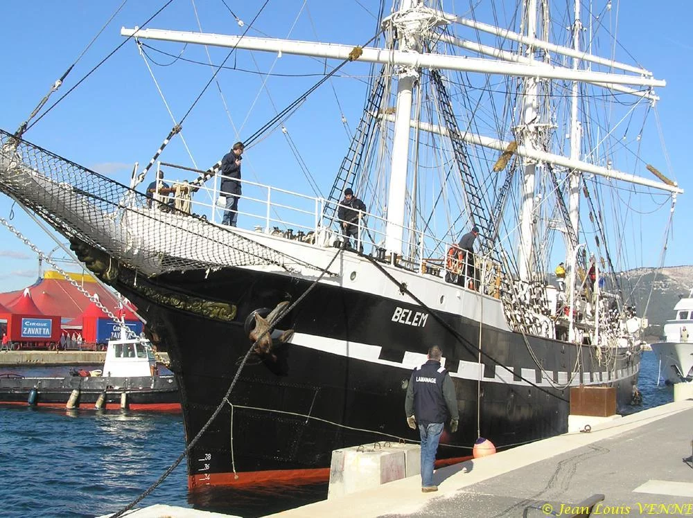 Hivernage à La Seyne sur Mer pour le Bélem et son équipage