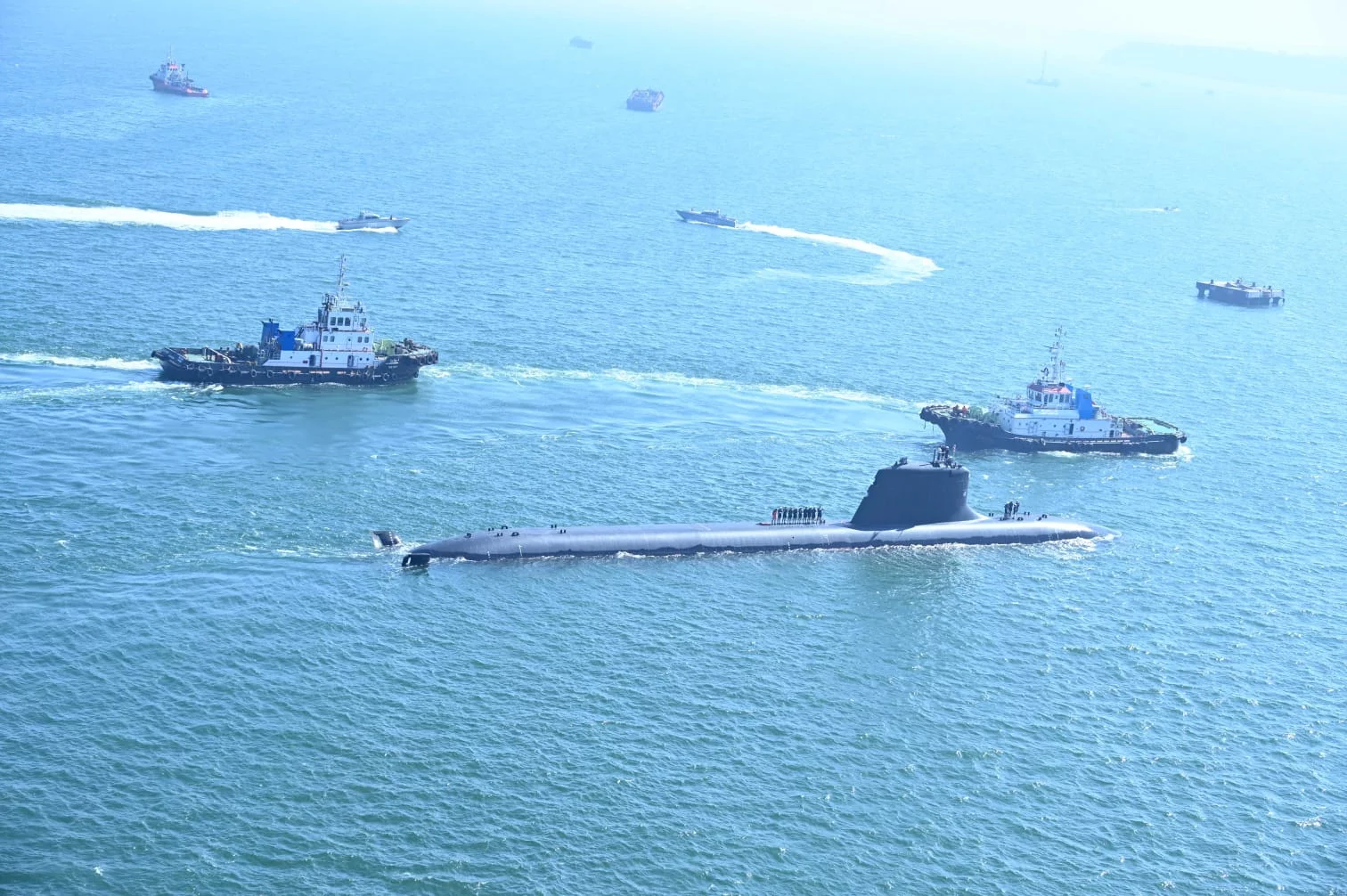 Un sous-marin nucléaire d'attaque de type Suffren arrive à Goa (Inde)