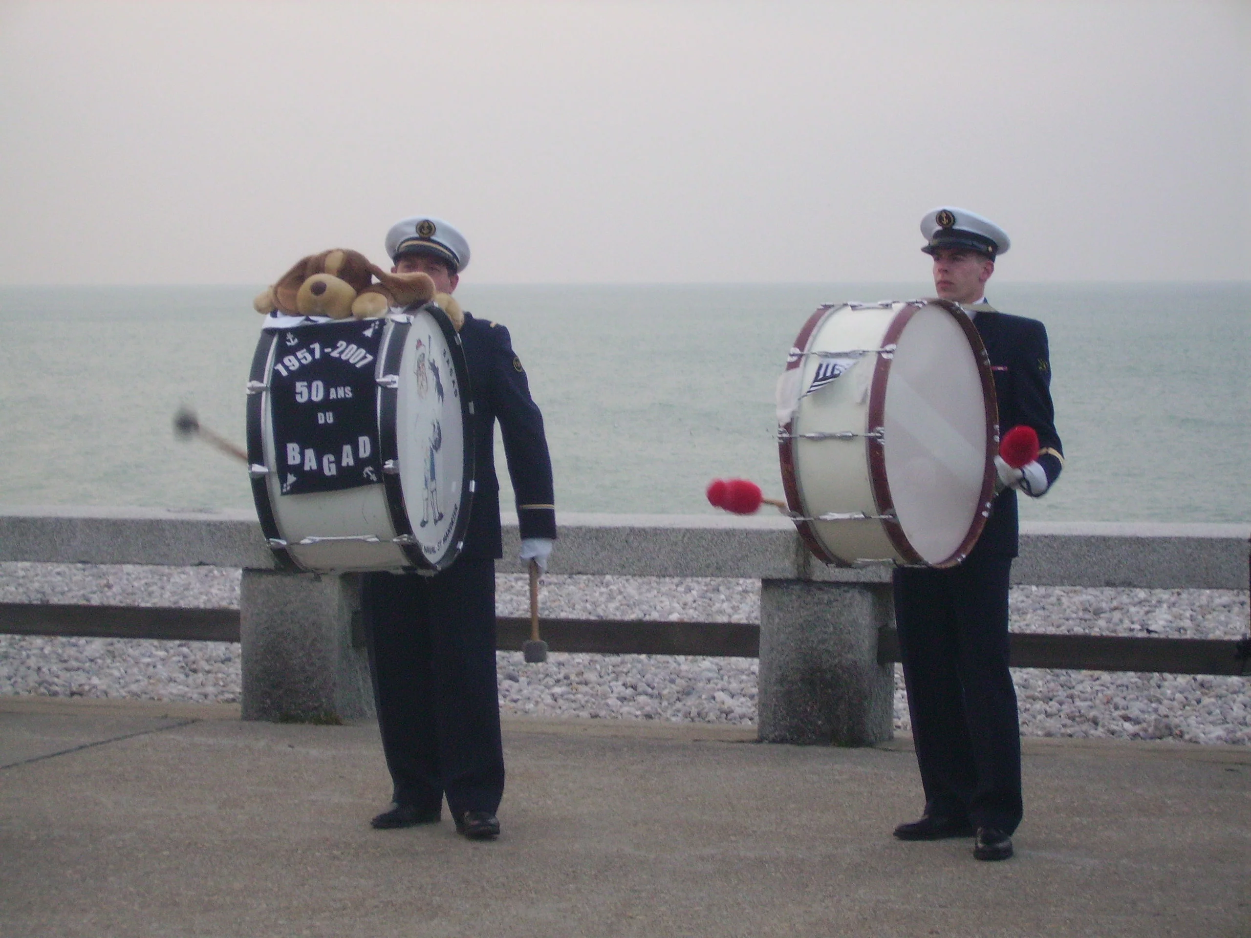 Le bagad de St-Mandrier à Fécamp
