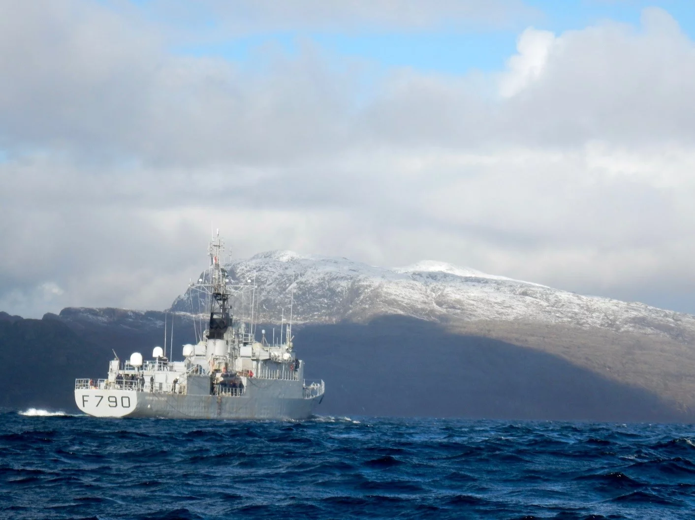 Le LV Lavallée en mer de Norvège
