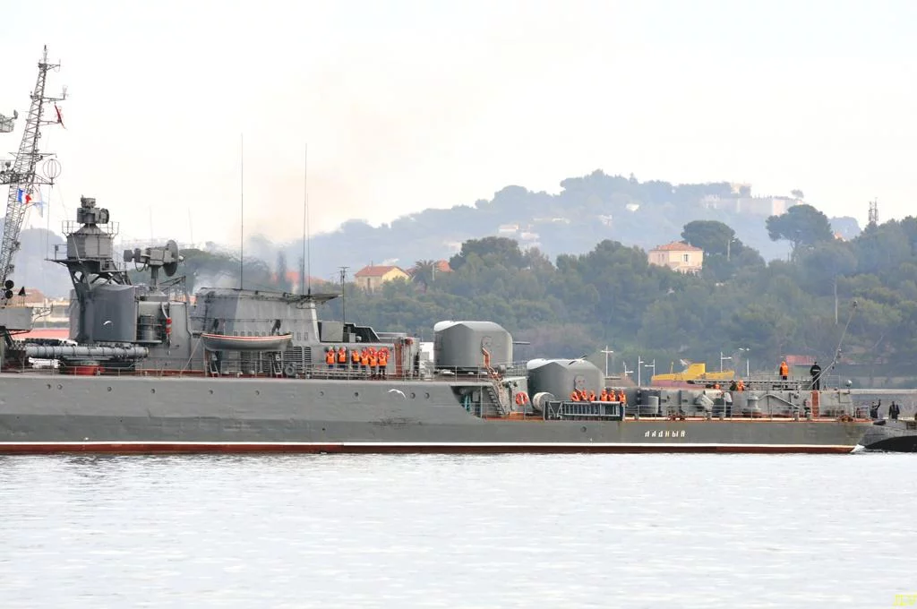 Escale de la frégate russe Ladnyy à Toulon