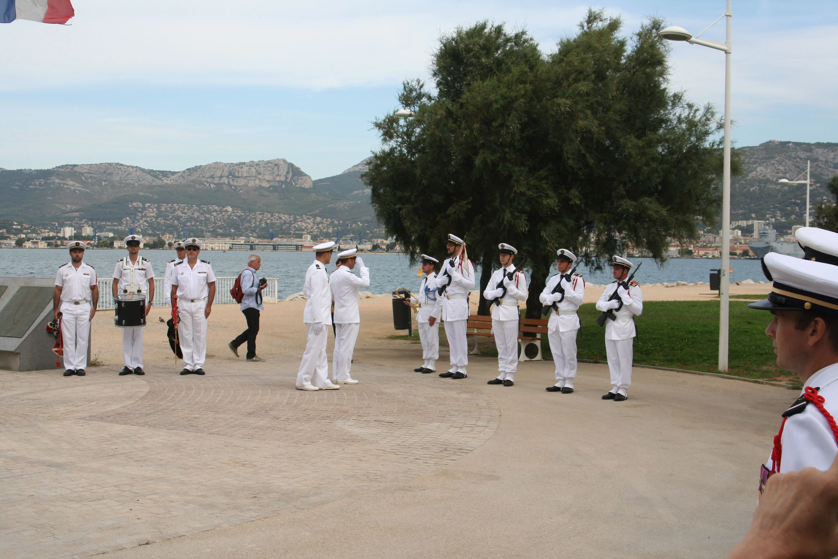 Inspection de la garde d'honneur
