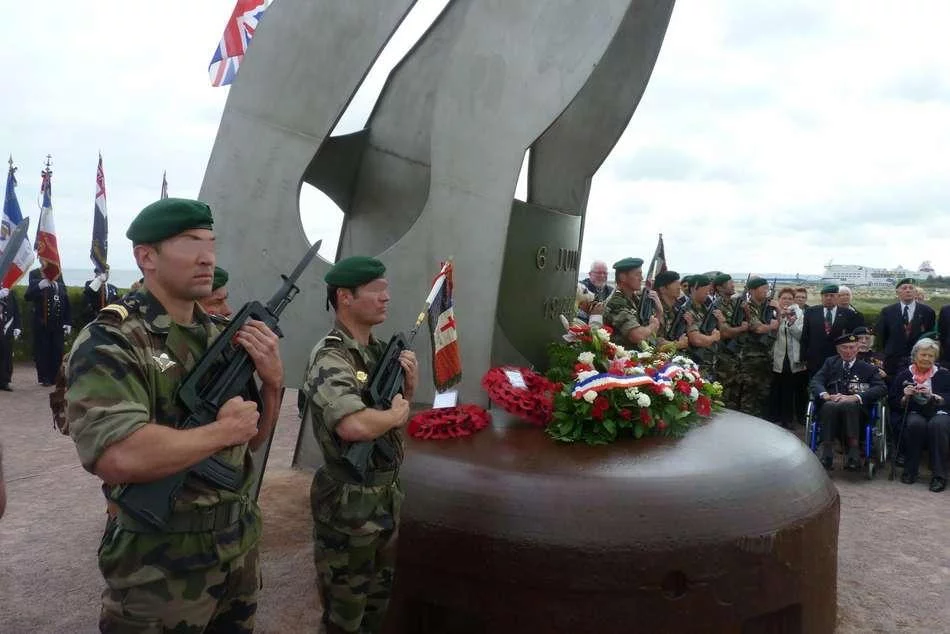 68 ans après, les commandos marine à Ouistreham