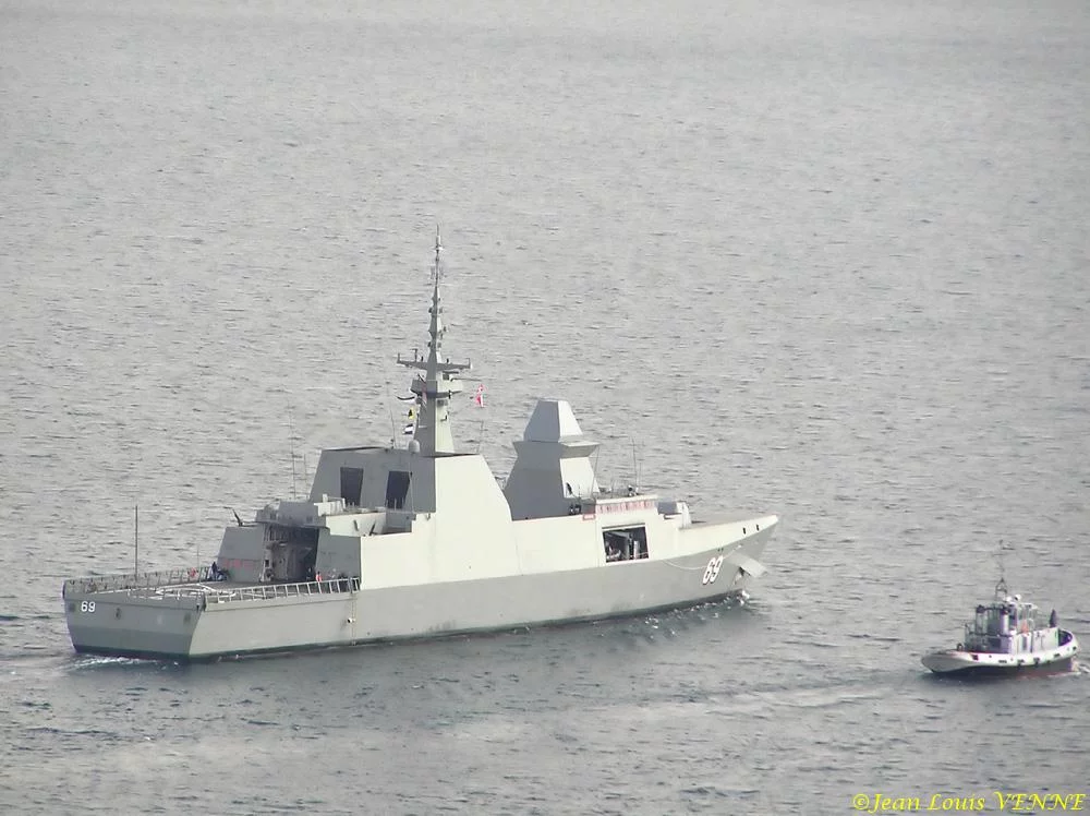 Sortie Ã  la mer de la frégate singapourienne Intrepid