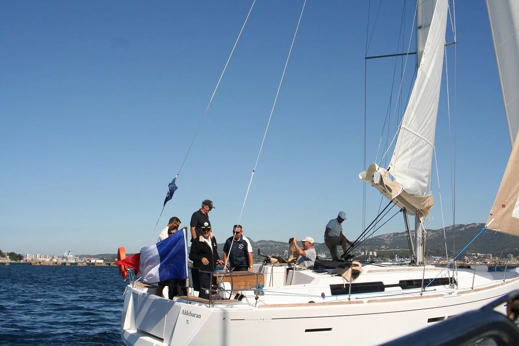 L'amiral Tainguy à la barre