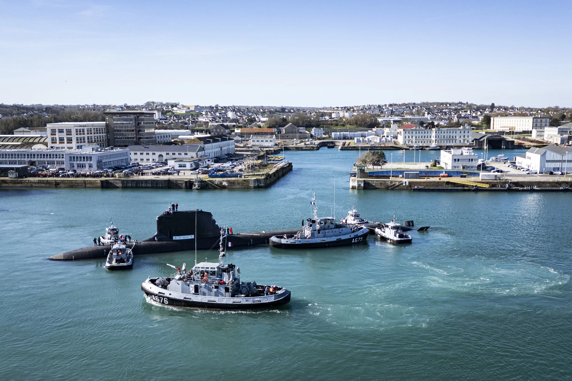 Première sortie à la mer du sous-marin nucléaire d’attaque De Grasse