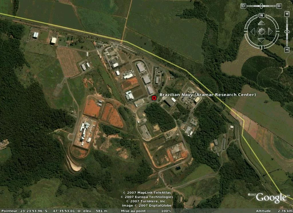 Le centre de recherche de la marine Brésilienne Aramar