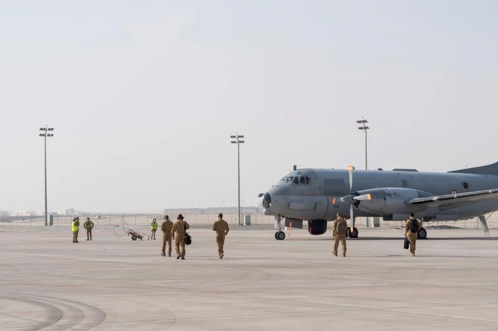 Un avion de patrouille maritime Atlantique 2 aux Emirats arabes Unis