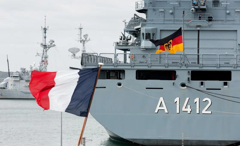 Cérémonie d'activation de la Force navale franco-allemande