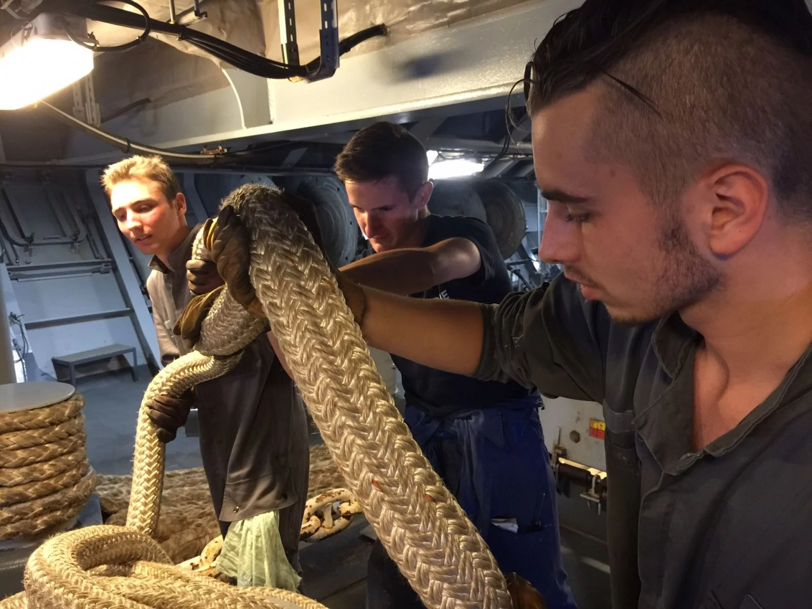 Des lycéens de Terminale ont embarqué pour un stage professionnel de 3 semaines à bord du Forbin