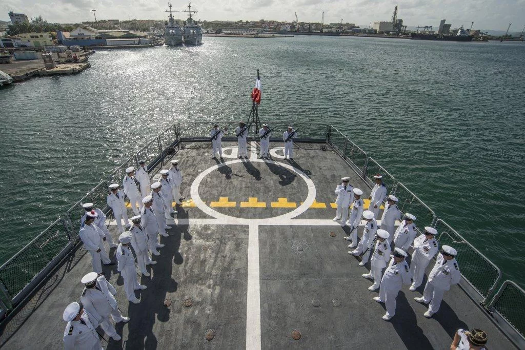 Prise de commandement à bord du bâtiment de transport léger Dumont d’Urville