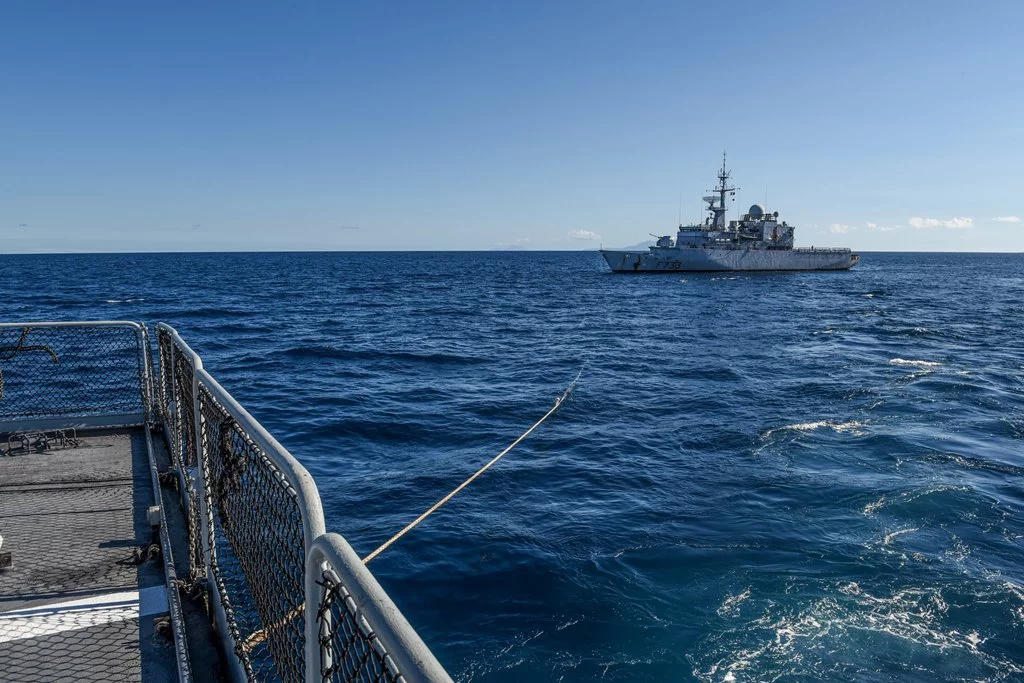 Entraînement mutuel avec la frégate Ventôse