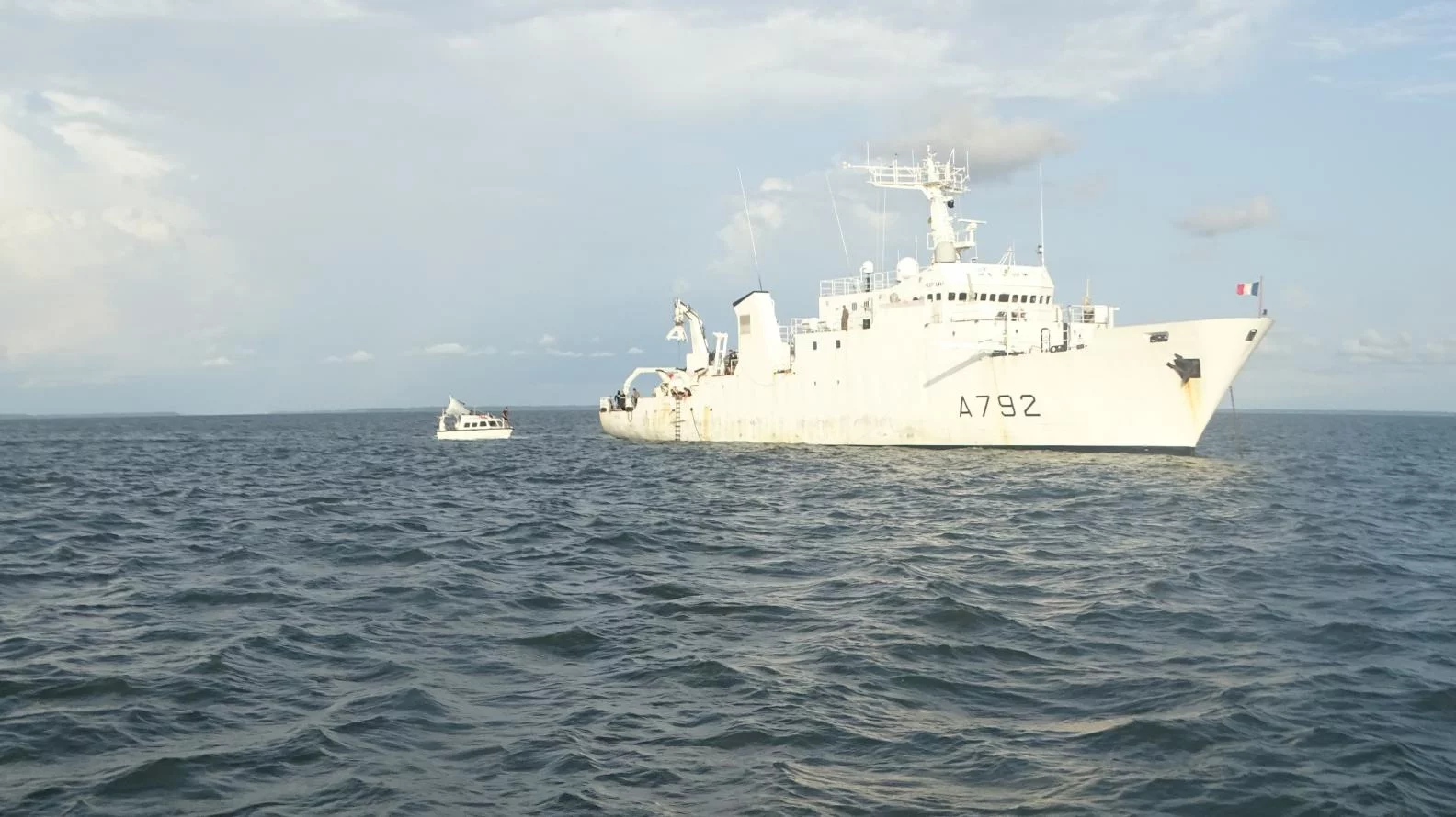 Le bâtiment hydrographique (BH) Borda